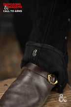 Dungeons & Dragons Leather Gaiters Type 1 Black