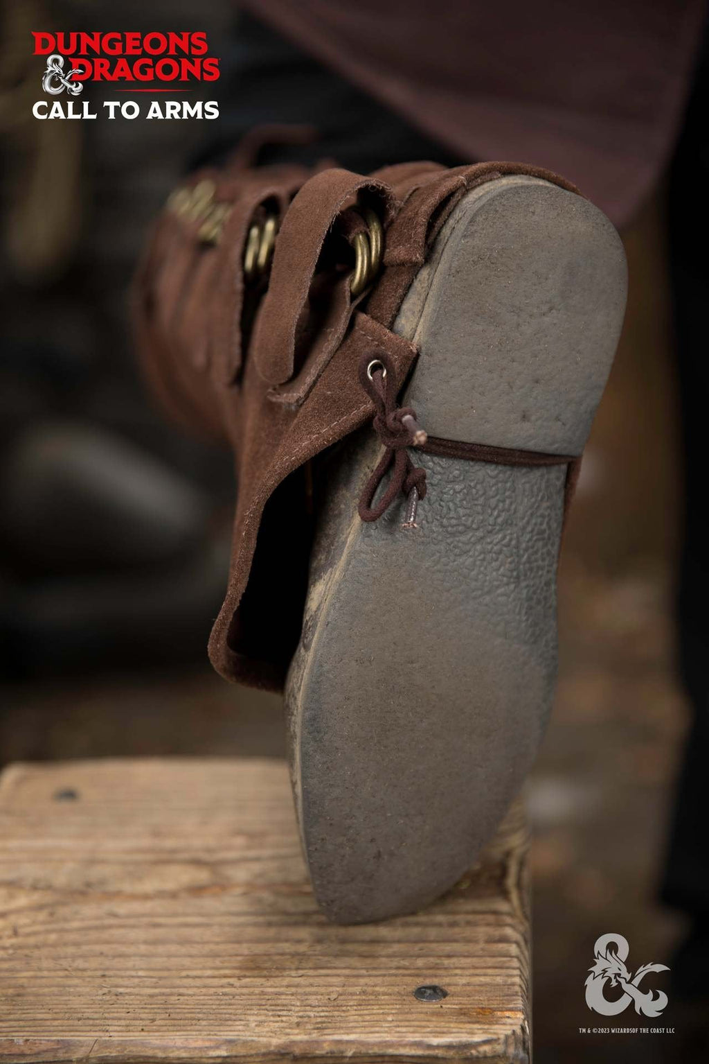 Dungeons & Dragons Leather Gaiters Type 4 Brown