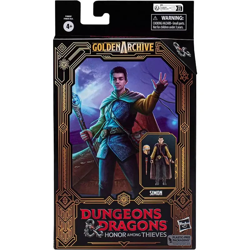 1/12 6-inch Golden File Series Action Figure Dungeons and Dragons Warlock Simon Fletcher Anime Figure Model Toy Collection Gift