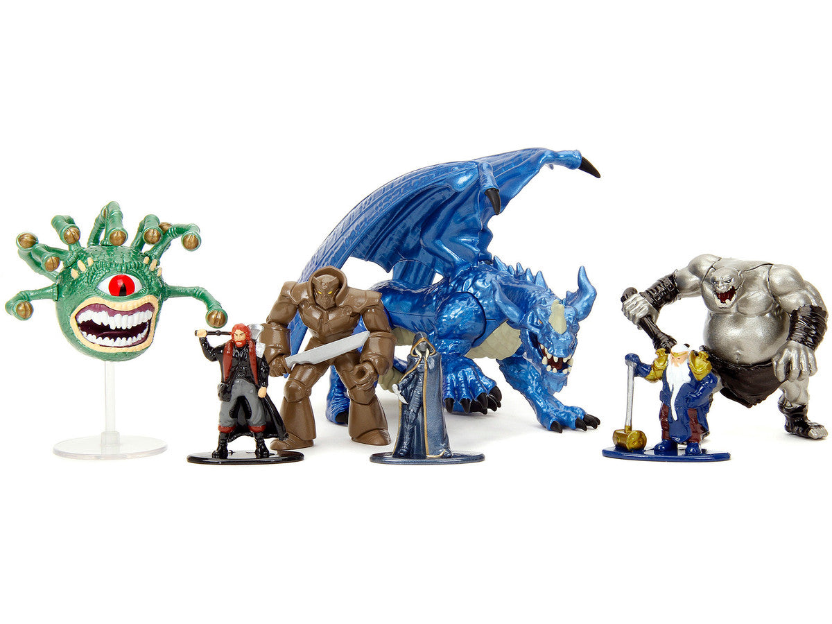 "Dungeons and Dragons" Set of 7 Diecast Figures