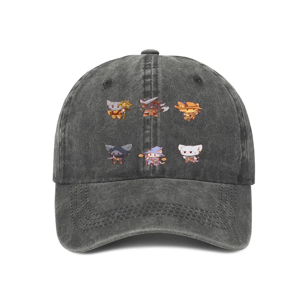 Dungeons Cats Baseball Cap Men Hats Women Visor Protection Snapback Dungeon Master Caps