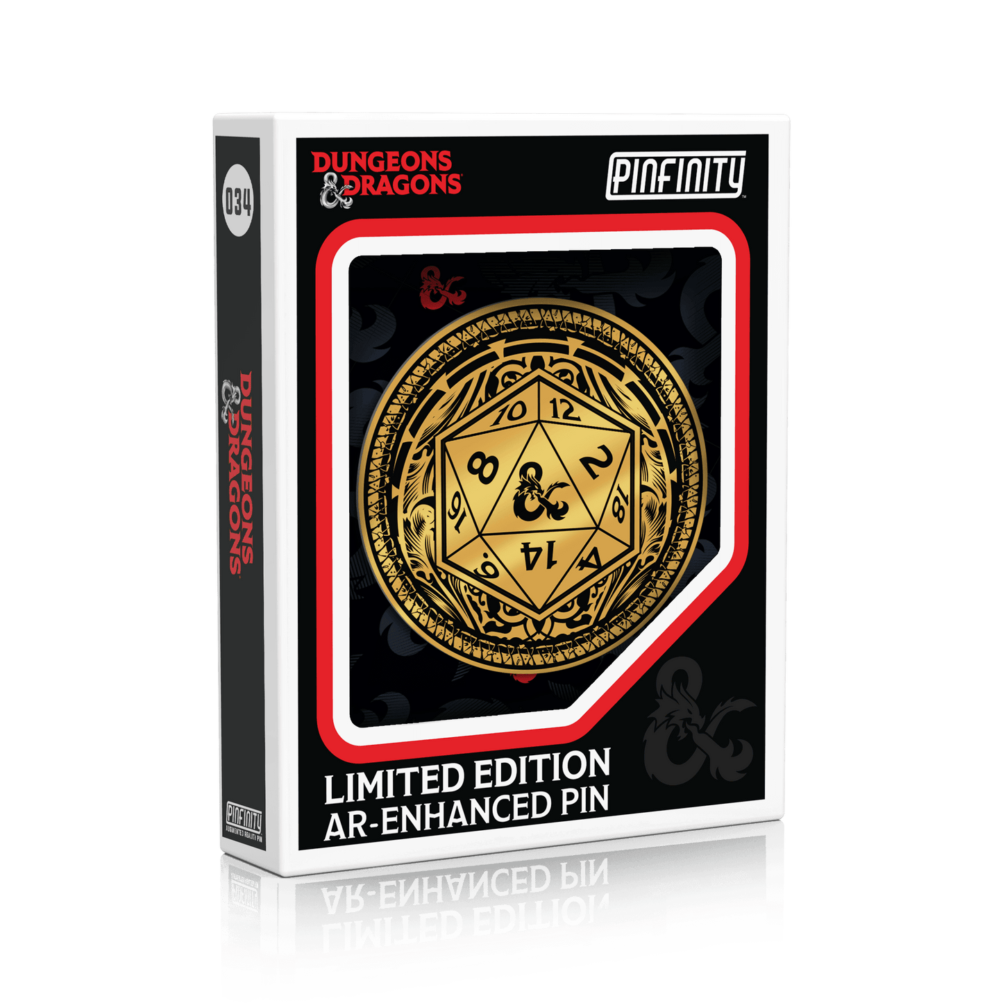 Dungeons & Dragons - Ornate Gold D20 - 