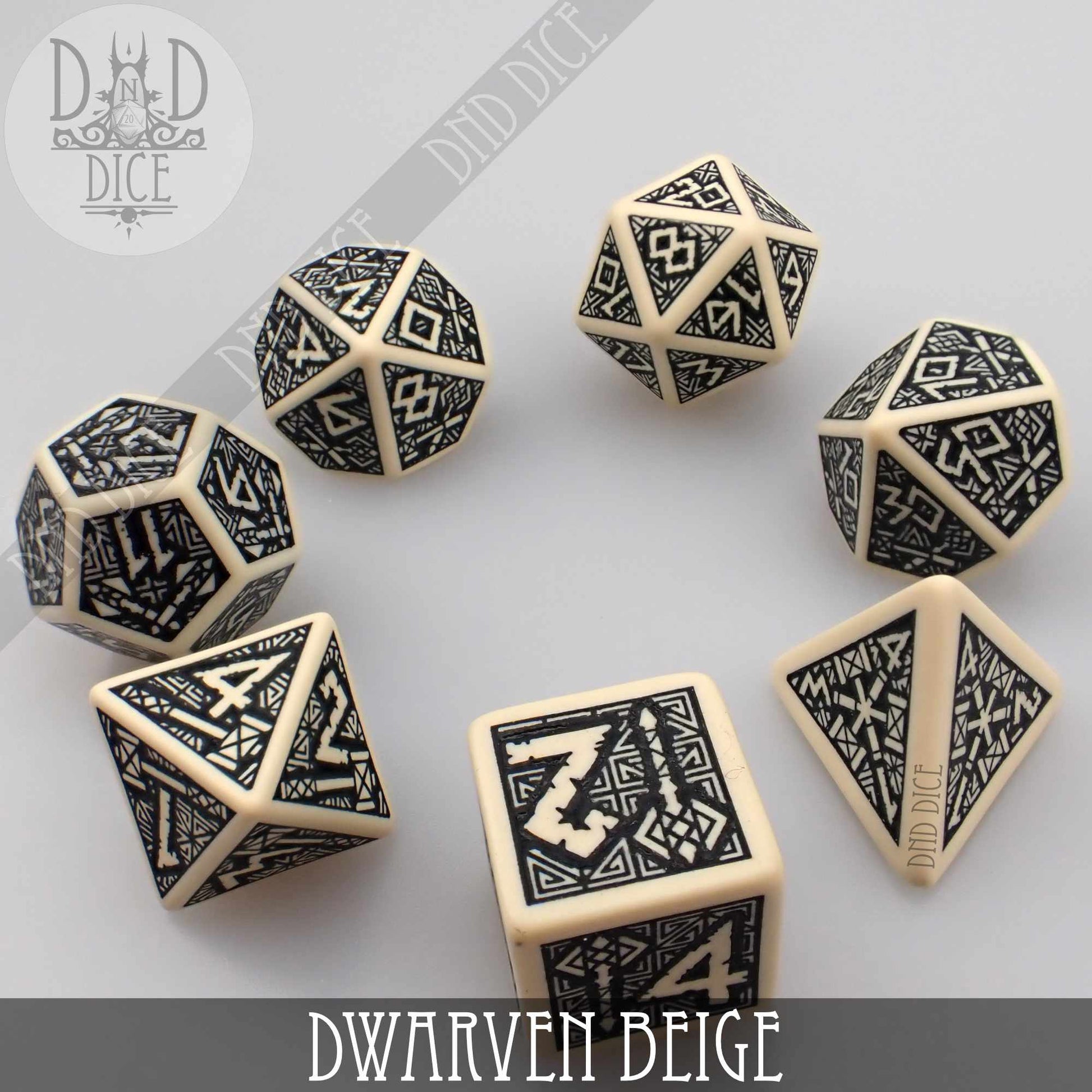 Dwarven Beige Dice Set