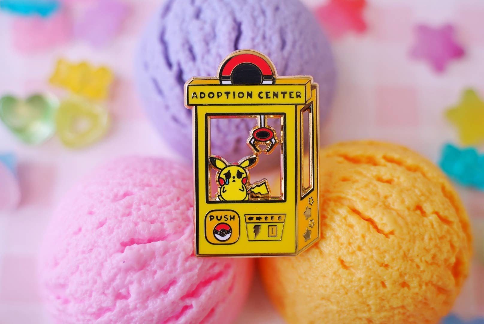 Pokemon: Pikachu Adoption Center Enamel Pin