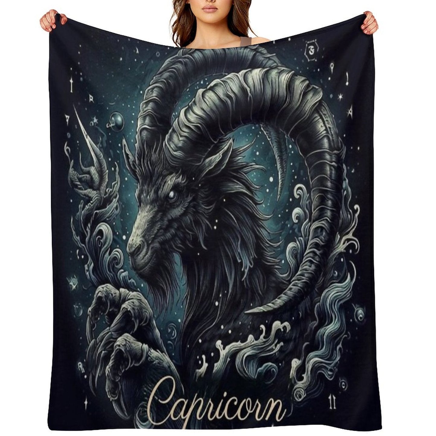 Capricorn Throw Blanket