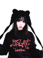 'Babe Bear' Knitting Ear Muff Winter Hat