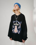 A Wicked Cat Crew - Black / S