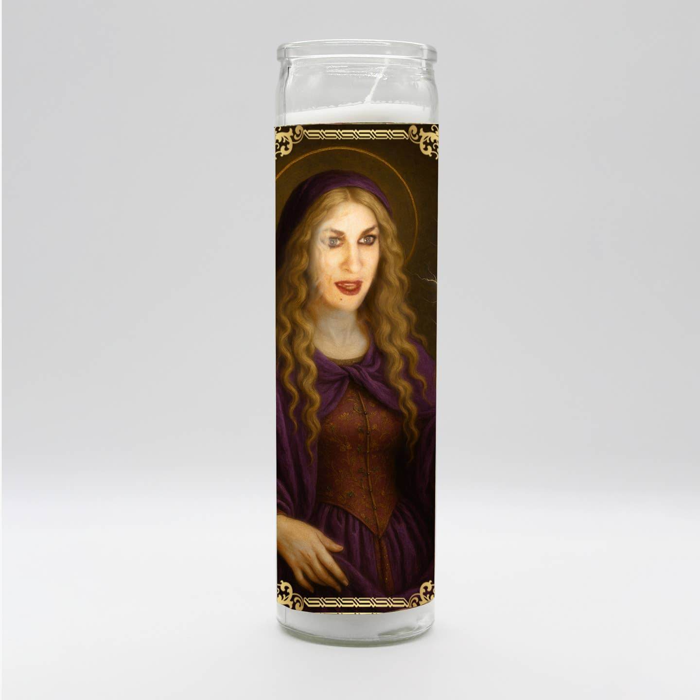 Saint Witchy Sisters Candle Set - White