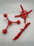 Vintage MOTU Masters of the Universe Hurricane Hordak Weapon Set REPRO Part