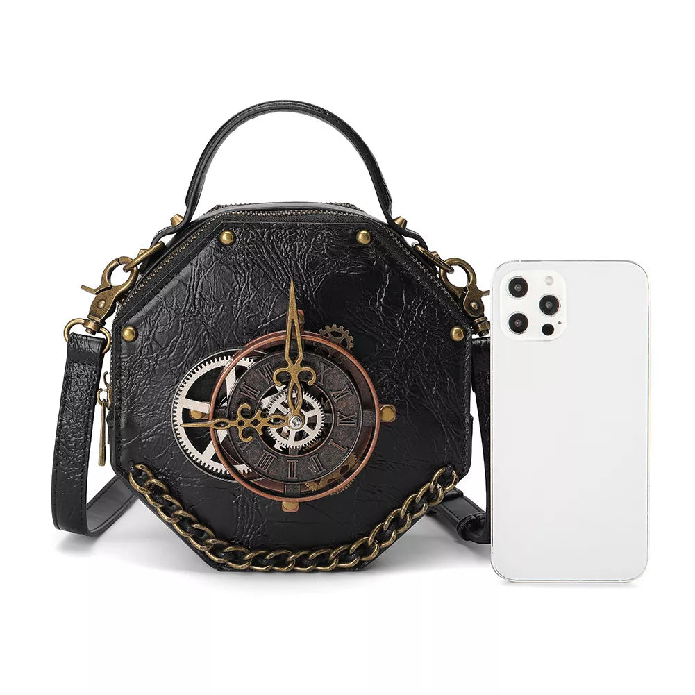 Steampunk Clockwork Crossbody Bag