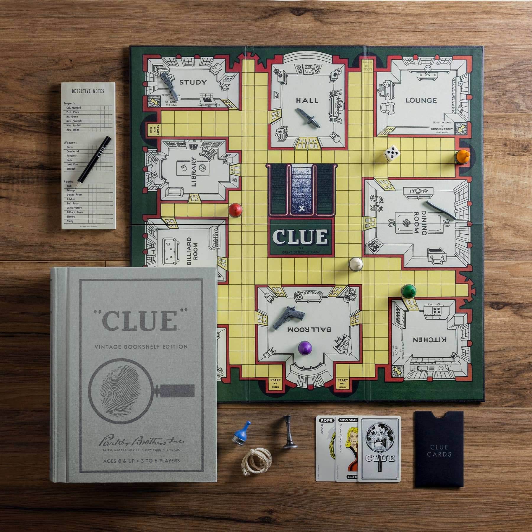 Clue - Vintage Bookshelf Edition - 