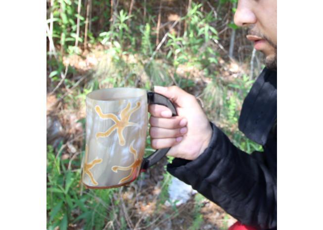 Earth Essence Drinking Horn  Mug