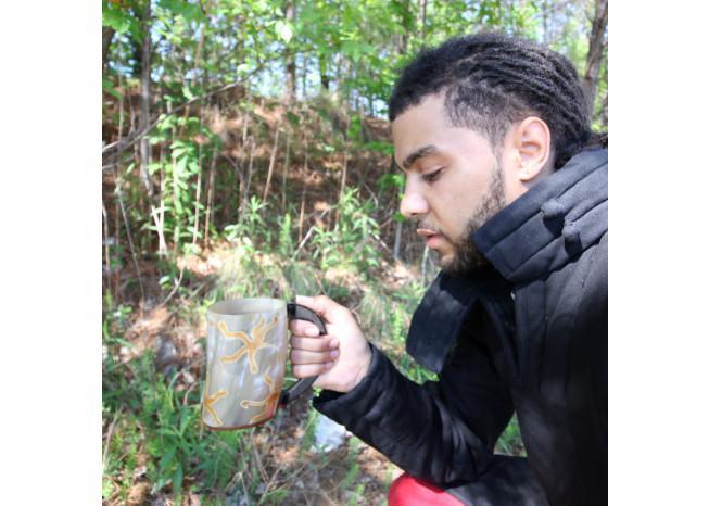 Earth Essence Drinking Horn  Mug