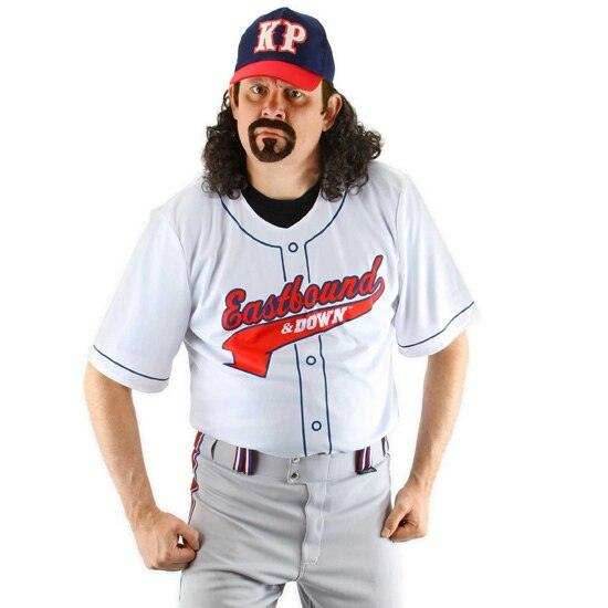 East Bound and Down Costume Kit with Jersey Shirt - One Size Fits All