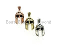 Antique Silver/Gold/Copper Spartan Helmet Bead, For 550 Paracord Survival Bracelet Keychains Making, Men's Bracelet DIY, 12x25mm, sku#Y93