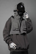 HiH34 Grey Tech Guard Hoodie - Grey / M