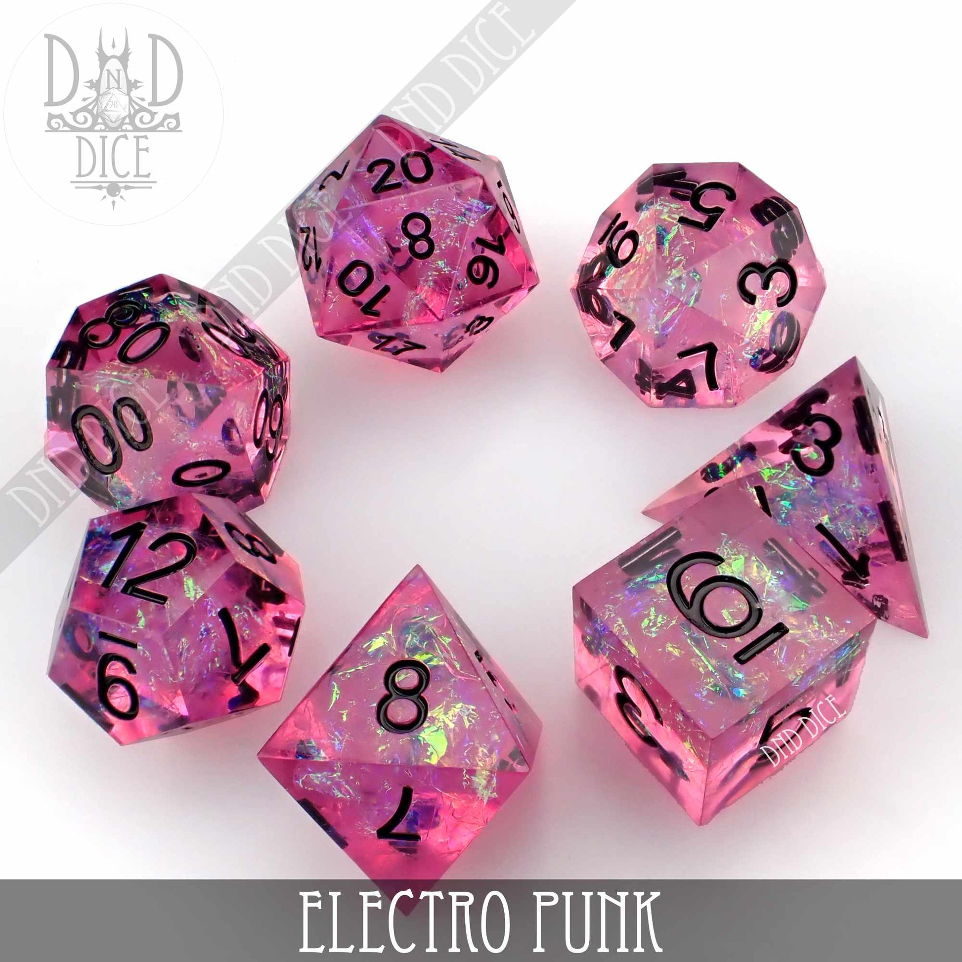 Electro Punk Handmade Dice Set