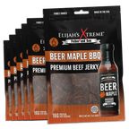 Beer Maple BBQ Beef Jerky - 6 bags (1lb)