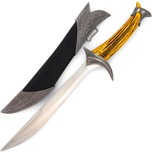 Elven Crest Enchanted Curved Dagger