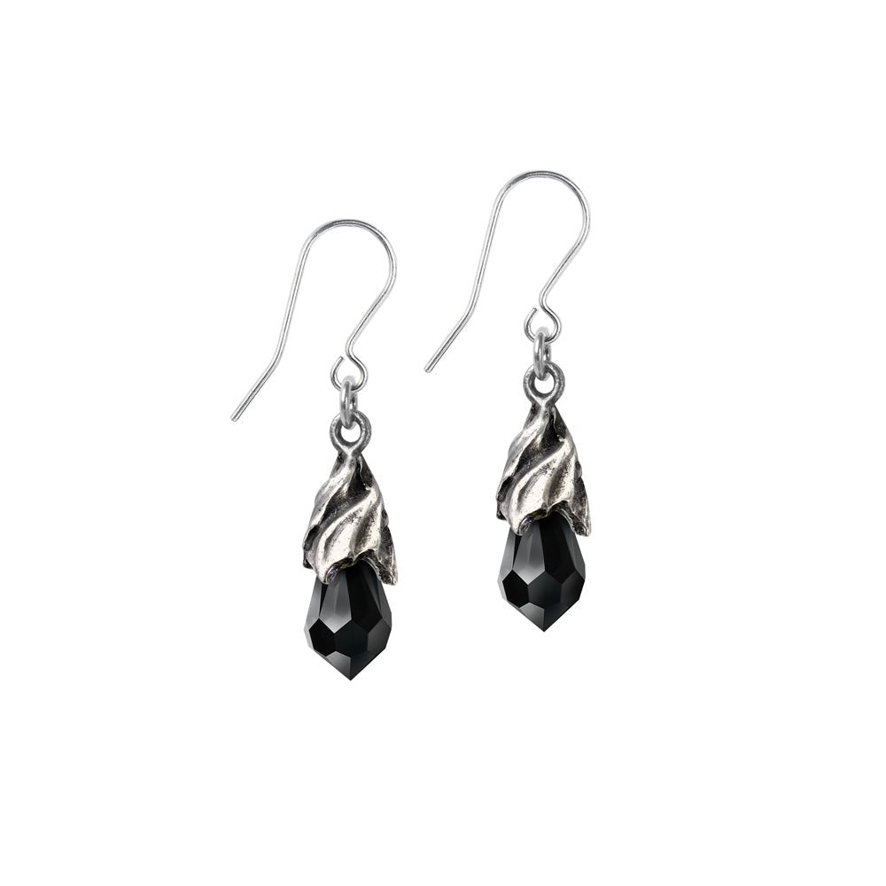 Empyrean Tear Earrings (Black)