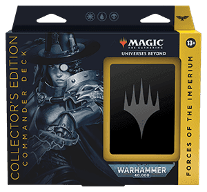 Magic: the Gathering - Universes Beyond - Warhammer 40K Collector's Edition Commander Deck - Forces of the Imperium - 
