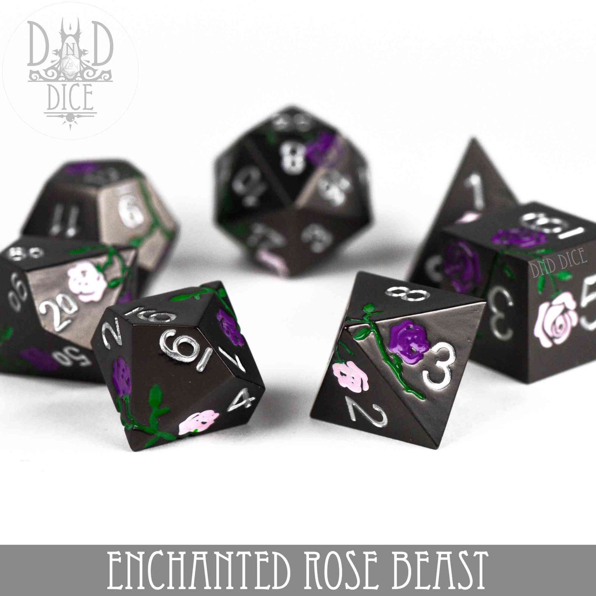 Enchanted Rose: Beast - Metal Dice Set