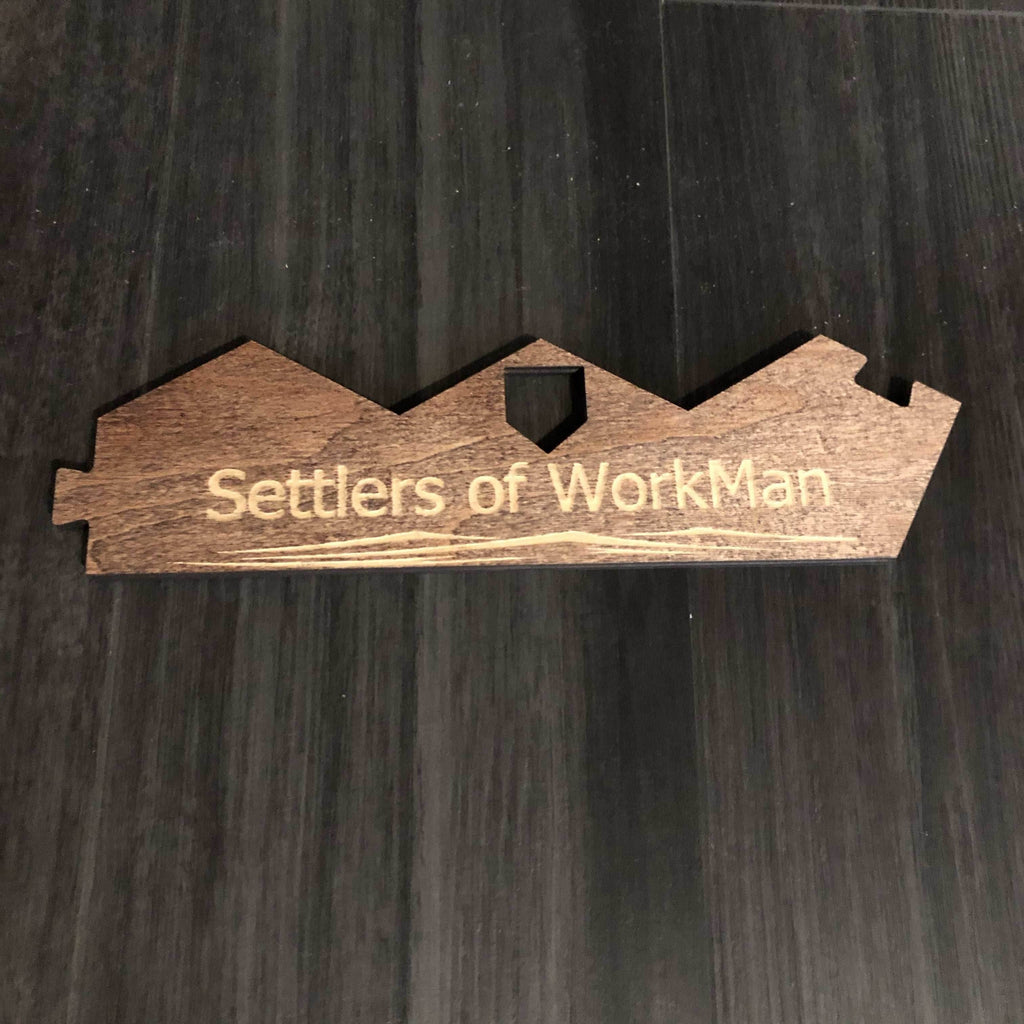 Engraving for Catan Set or Box - Text