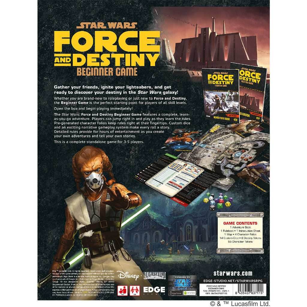 Star Wars: Force and Destiny Beginner Game - 