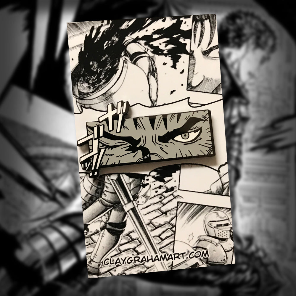Guts' Rage! 1.75" Hard Enamel Pin