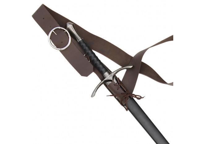 European Dark Gentry Leather Baldric