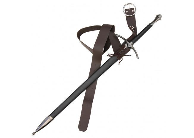 European Dark Gentry Leather Baldric