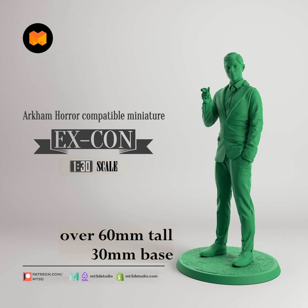 Arkham Compatible Investigator: The Ex-Con (Skids O'Toole) - 