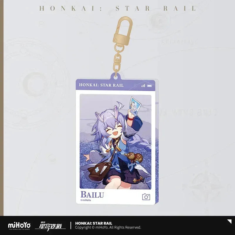 Express Travel Series Acrylic Quicksand Keychain Honkai: Star Rail