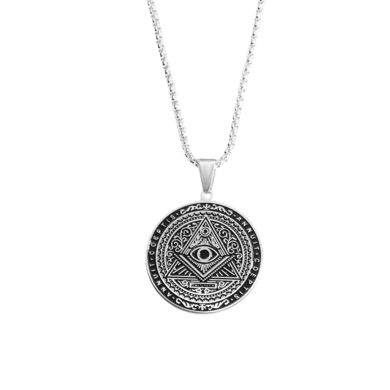 Eye of Horus Necklace Evil Eye Pendant Ancient Egypt Protection Necklace Jewelry Gift Men and Women Spiritual Amulets