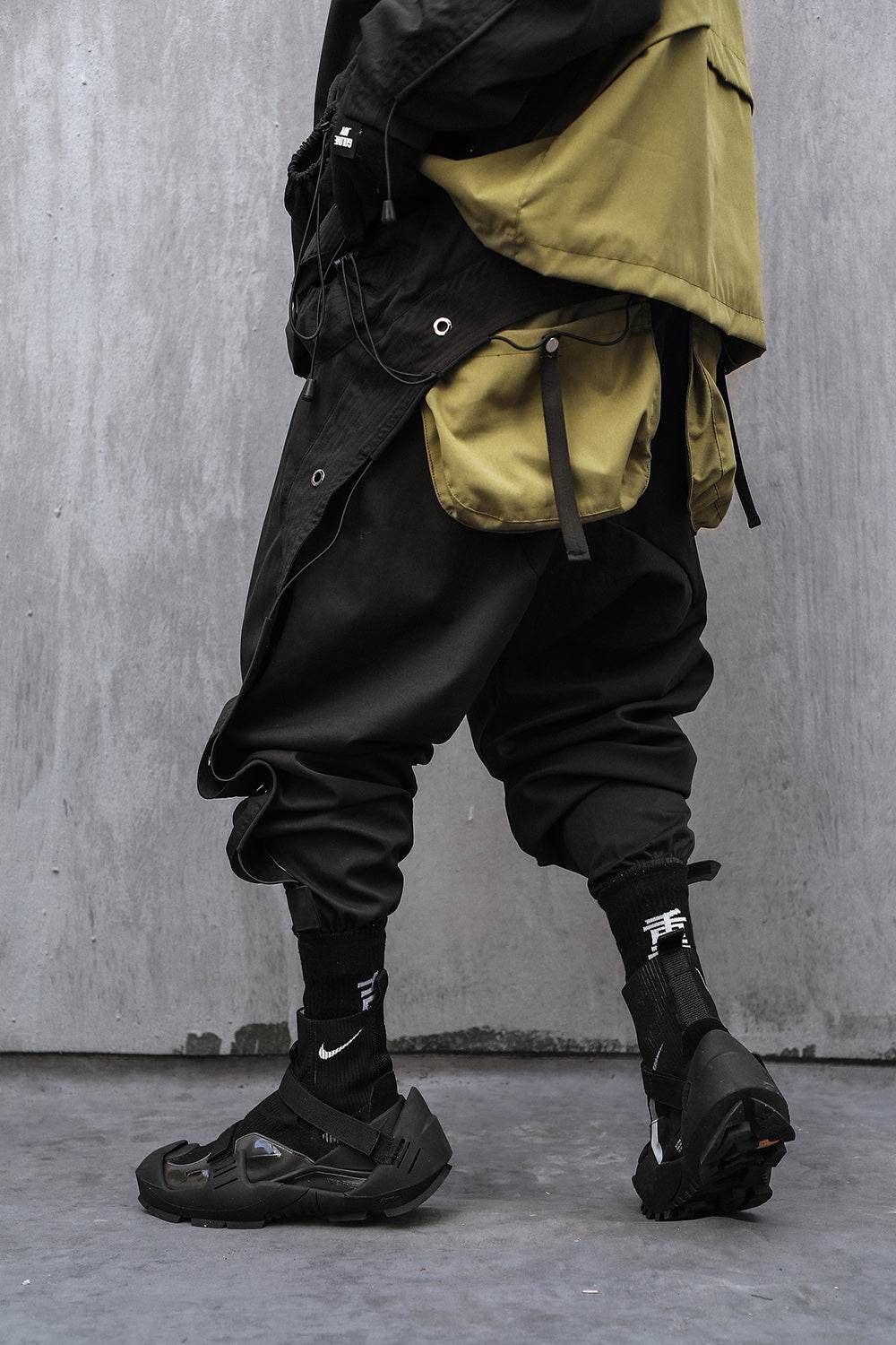 HiP22 Black Industrial Climber Pants - Black / S