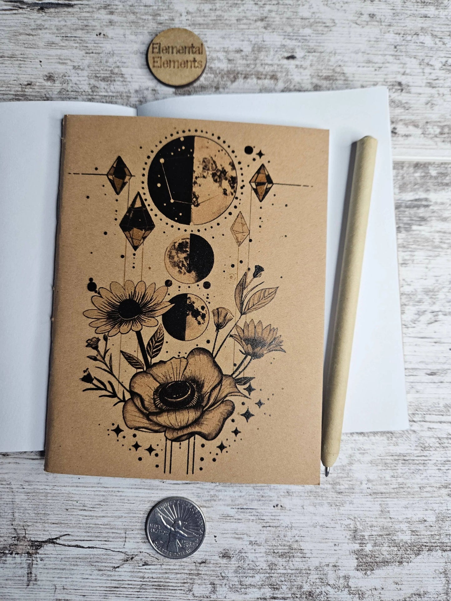 Lunar Blossom Journal Notebook
