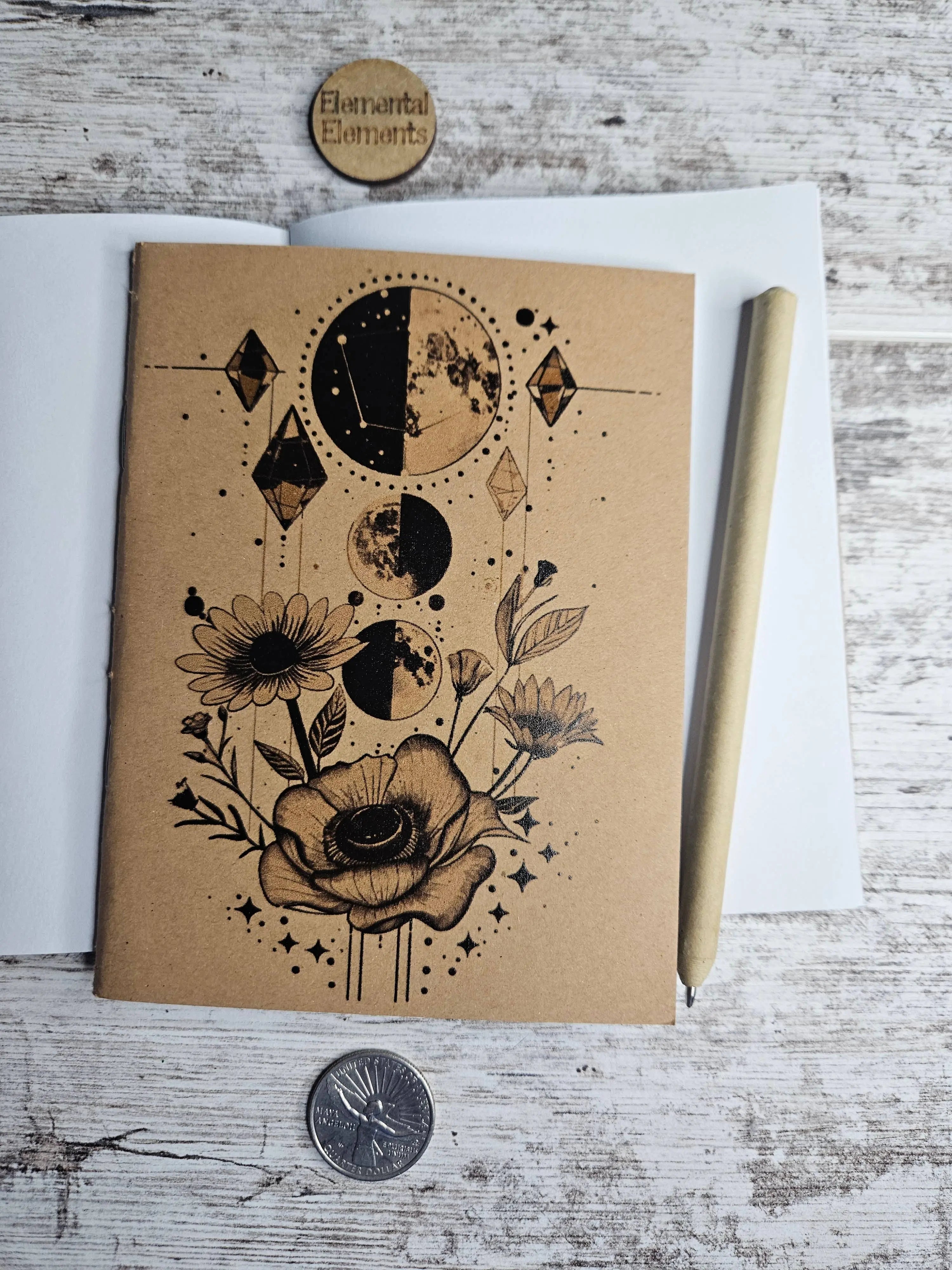 Lunar Blossom Journal Notebook