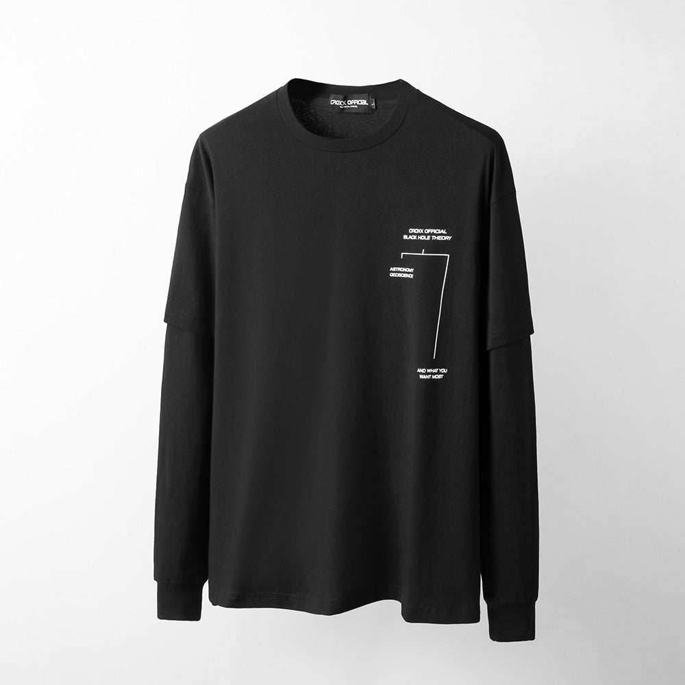 CRO778 Tech Evolution Long Sleeves Tee - White / S
