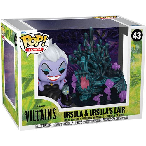 Disney Villains Ursula And Ursulas Lair Funko Pop Town 43