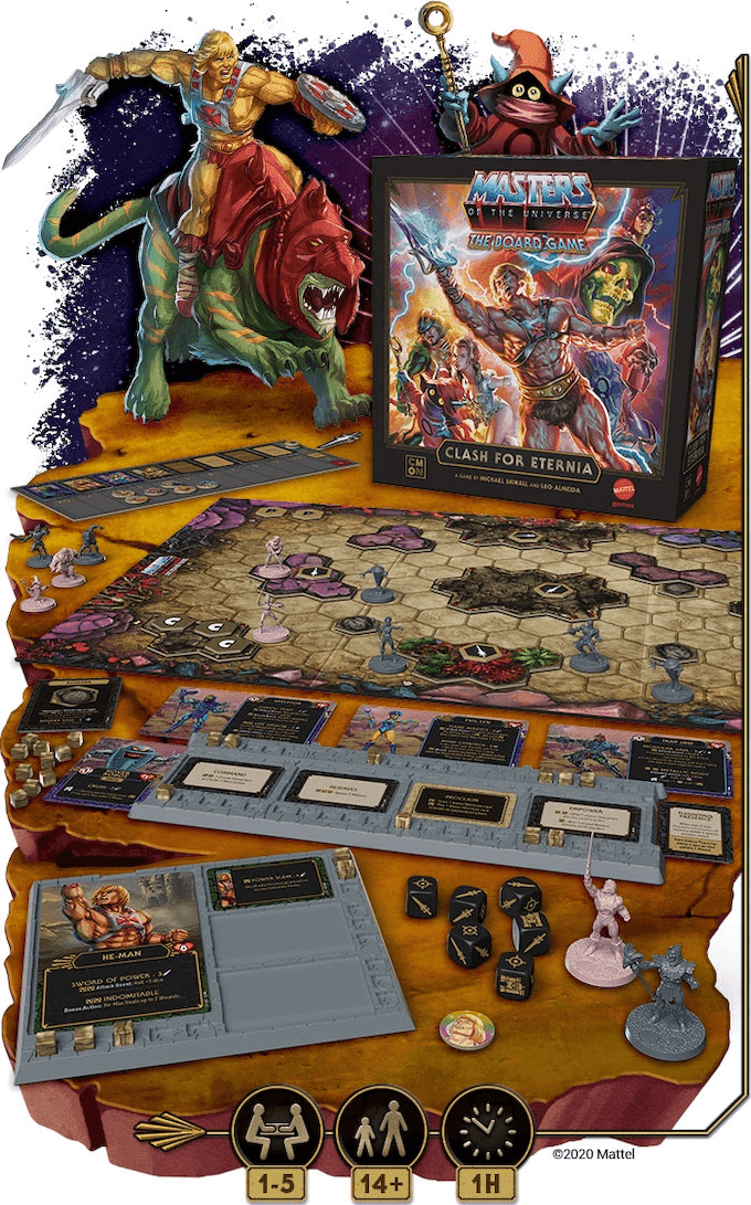 Masters of the Universe: the Board Game + Box of Power (Kickstarter exclusive) - 