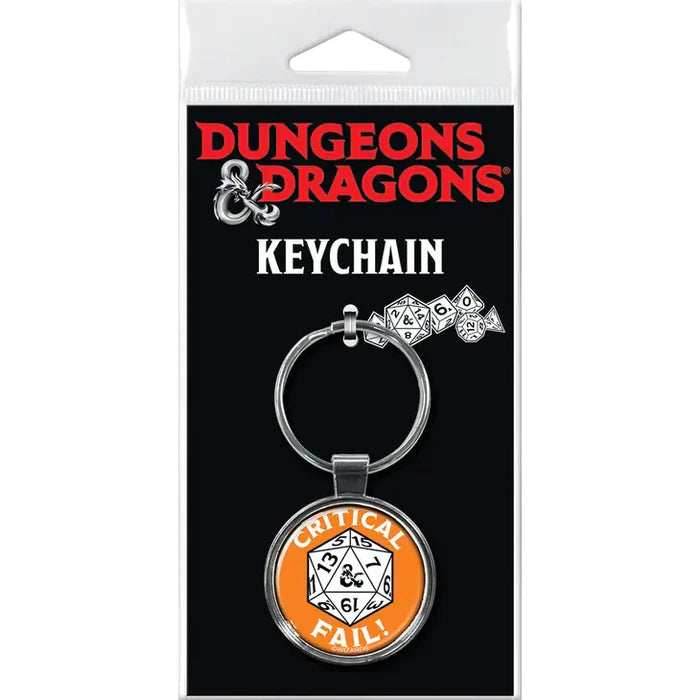 Dungeons & Dragons: Critical Fail Keychain - 
