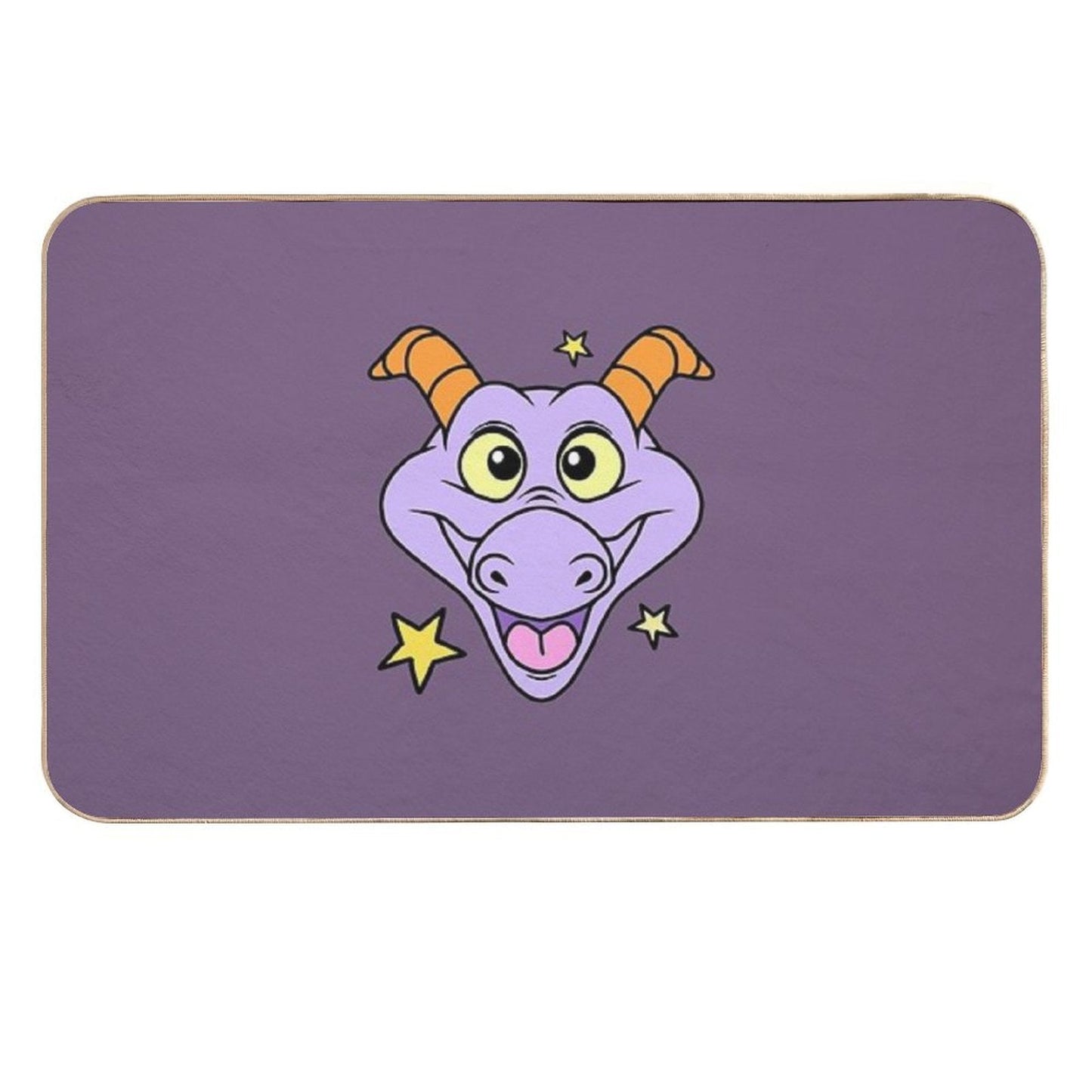 Figment with Stars  Odorless Bath Mat