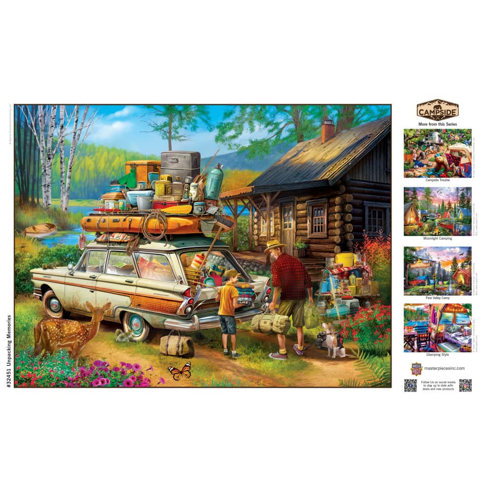 Campside - Unpacking Memories 300 Piece EZ Grip Jigsaw Puzzle