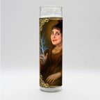 Saint Witchy Mary Candle - White
