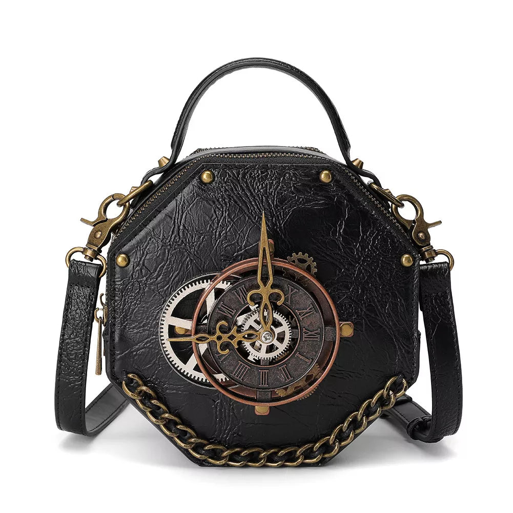 Steampunk Clockwork Crossbody Bag