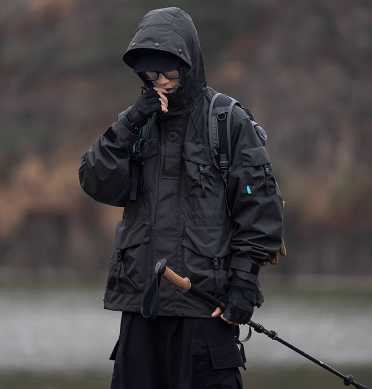 APEJ8 Black Tactical Wilderness Jacket