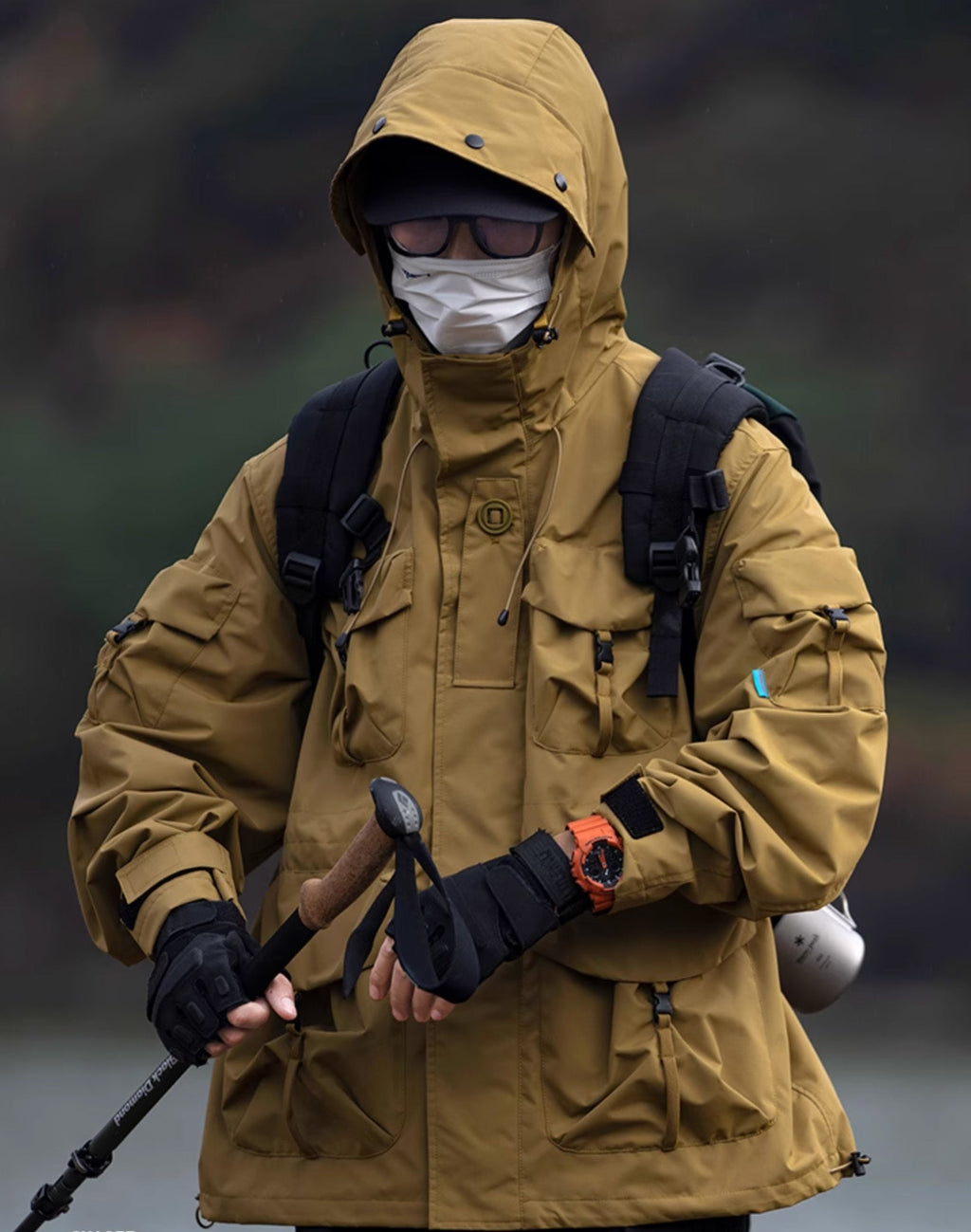 APEJ8 Black Tactical Wilderness Jacket
