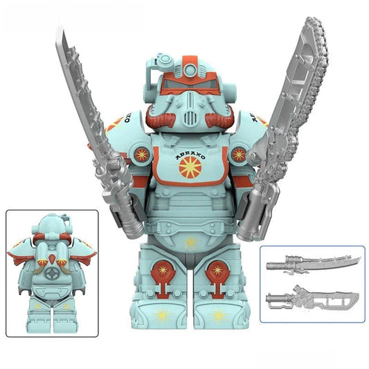Fallout t-51 Power Armor Lego Minifigures Custom video Game Toys Set 4-6