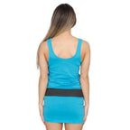 Fantastic Four 4 Invisible Woman Costume Tunic Tank Dress - S