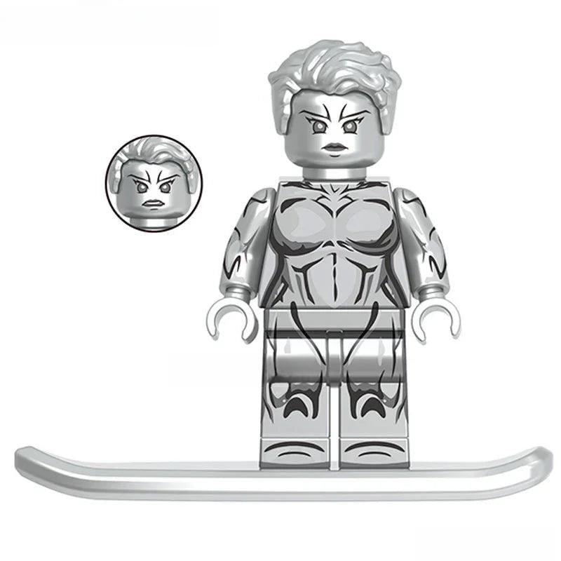 Fantastic Four First Steps Silver Surfer Shalla- Bal Lego Minifigures Custom Toys 1